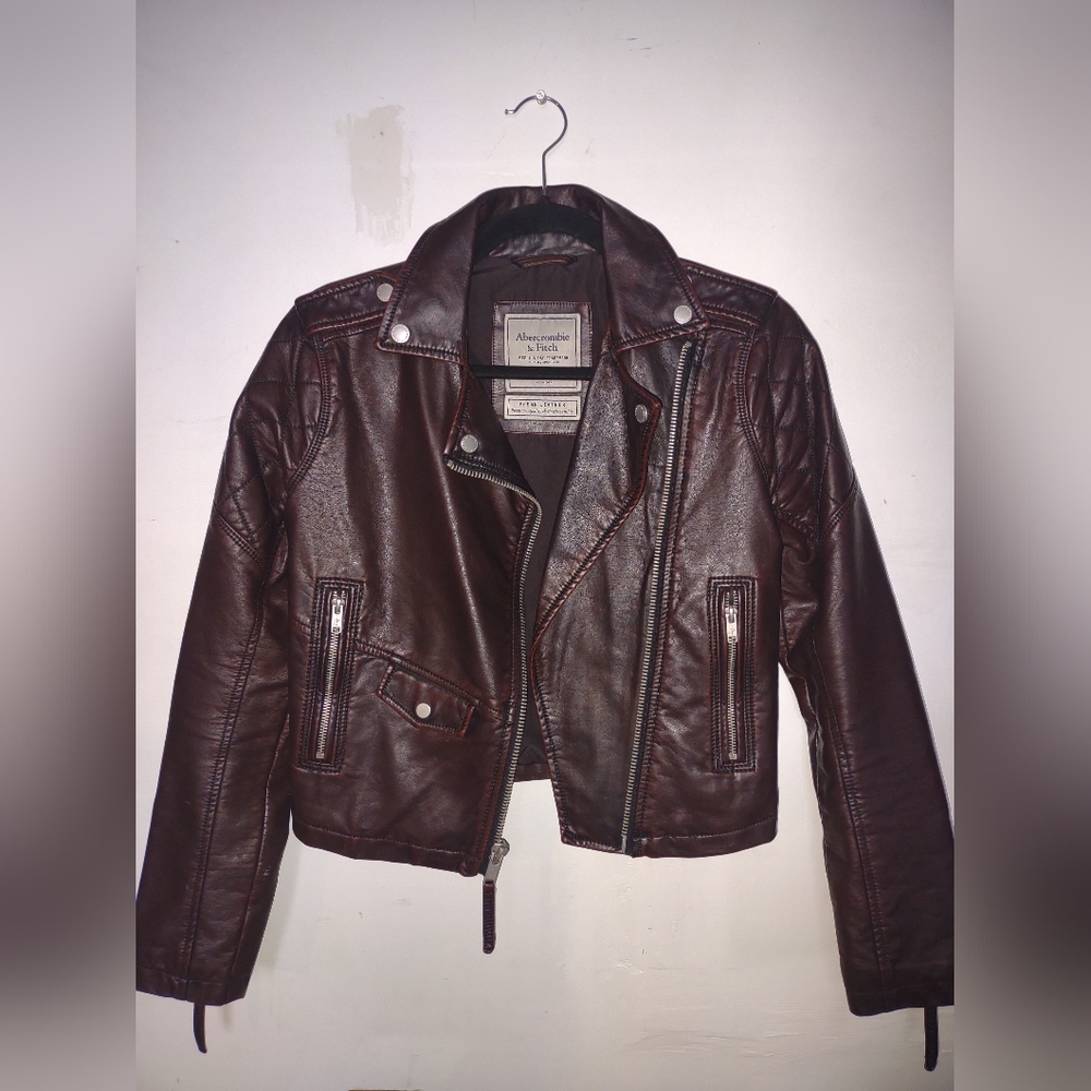 Abercrombie and Fitch Leather Jacket